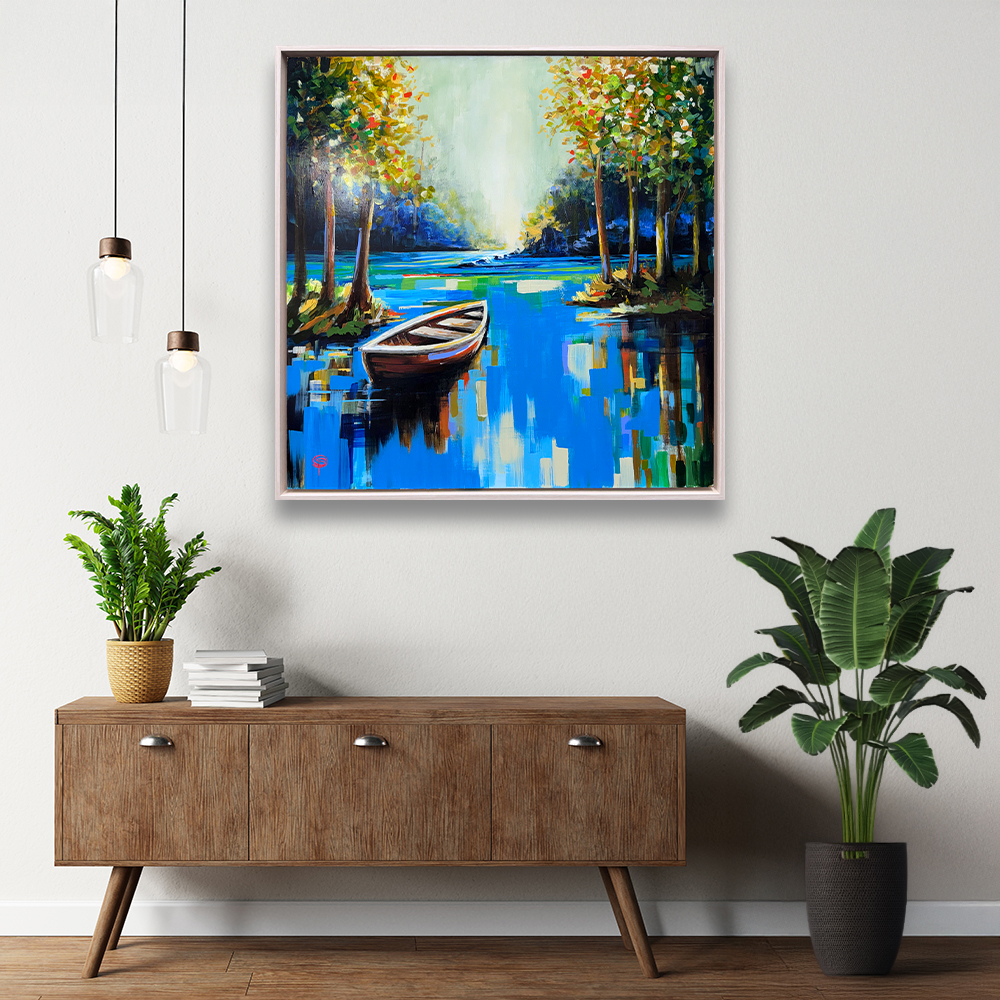 View of picture in situ